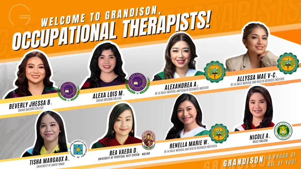 Occupational Therapists who chose Grandison and USA