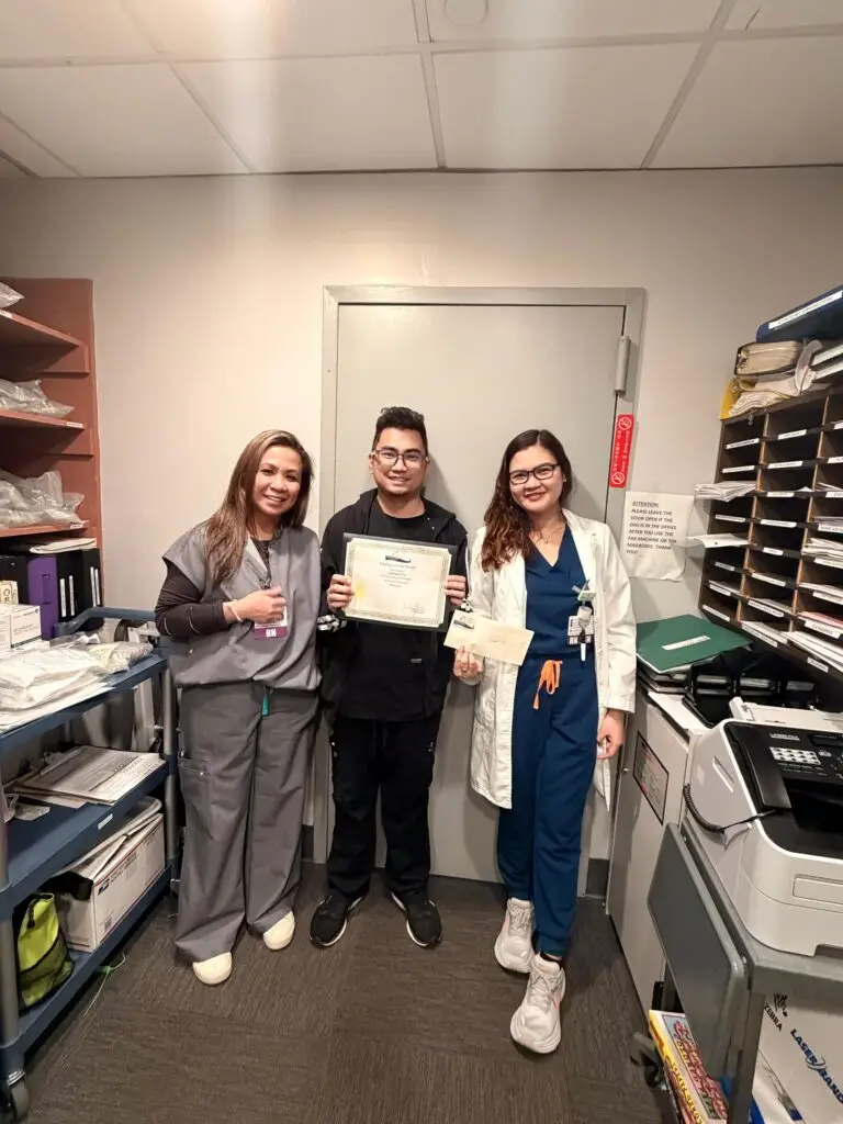 Grandison visits deployed nurses in Lynbrook Restorative Therapy and Nursing