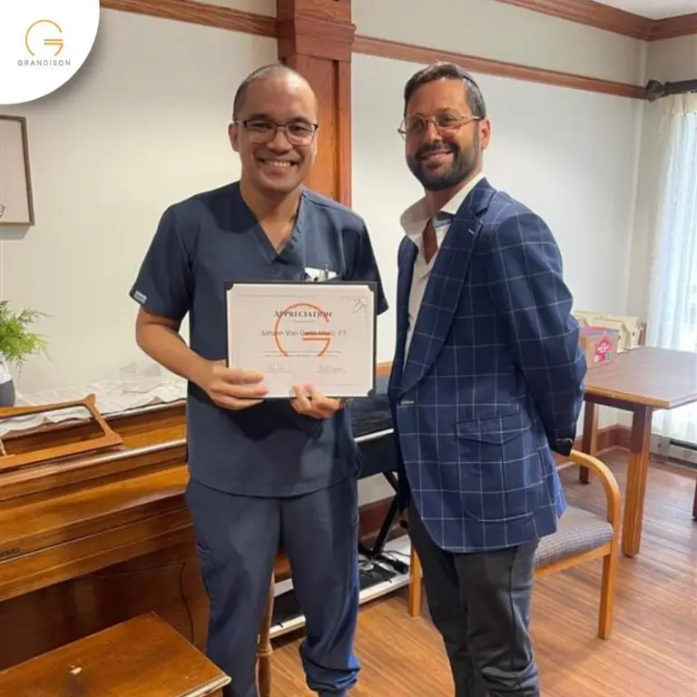 Facility visit for Grandison Physical Therapists in the USA