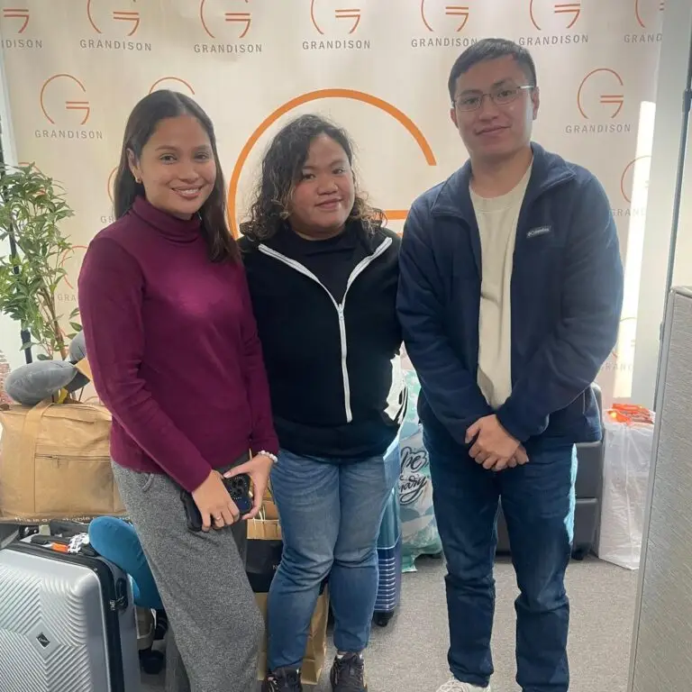 Grandison PT arrival in the USA