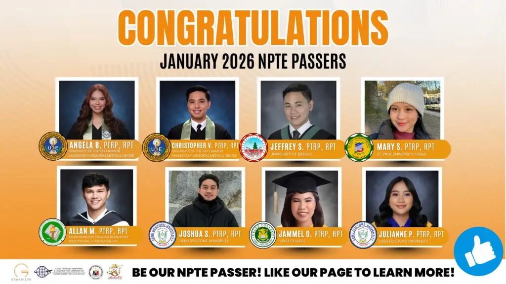 January 2026 NPTE Passers