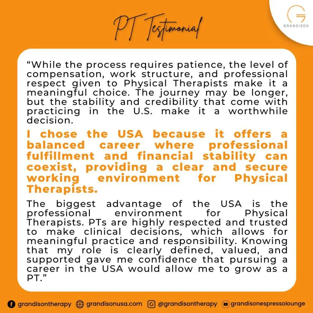 PT Penelope Chose USA because of the highest PT salary offered worldwide
