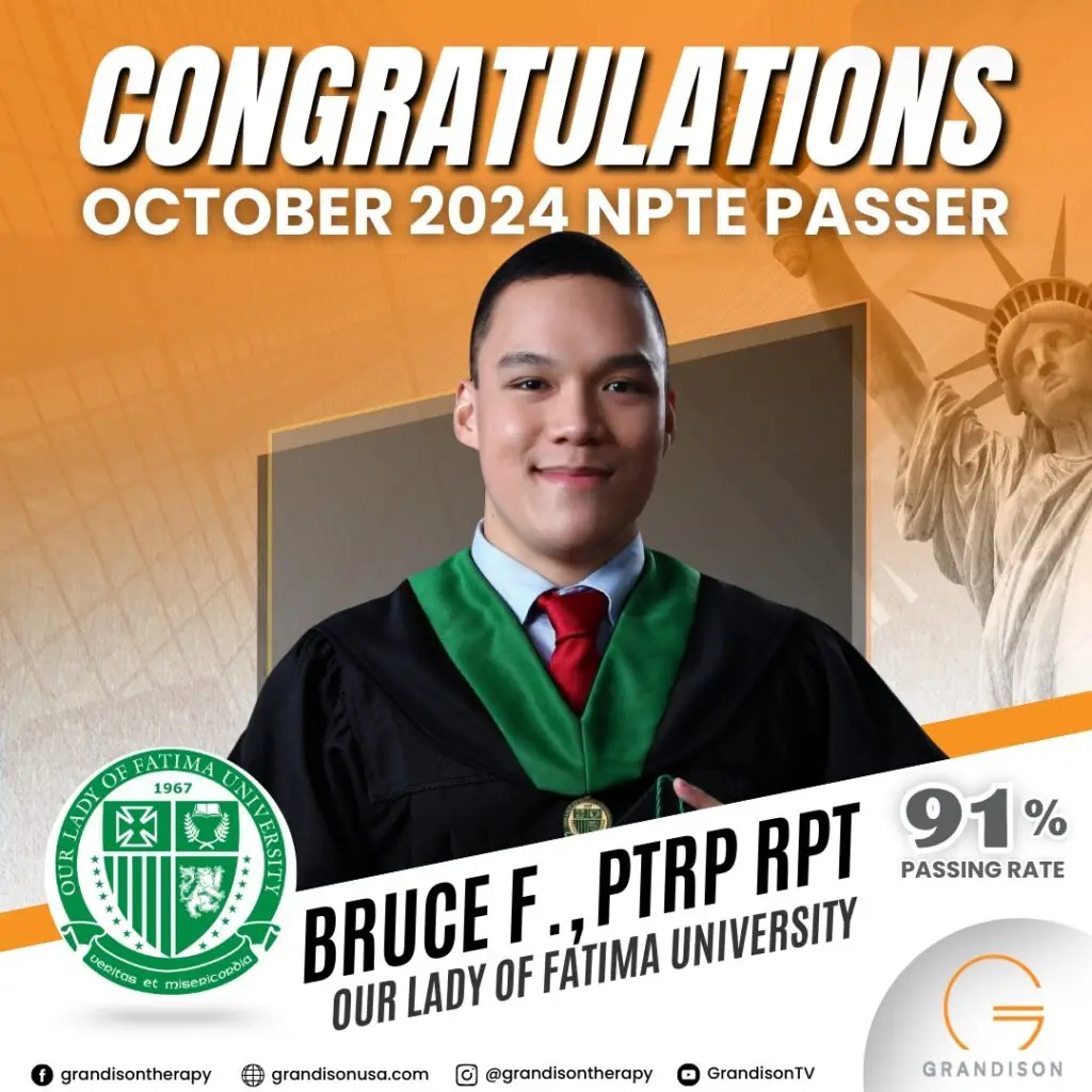 NPTE passer even without tDPT from the Philippines